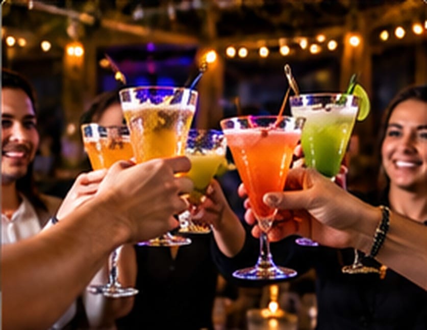 Cócteles preparados por El Barman