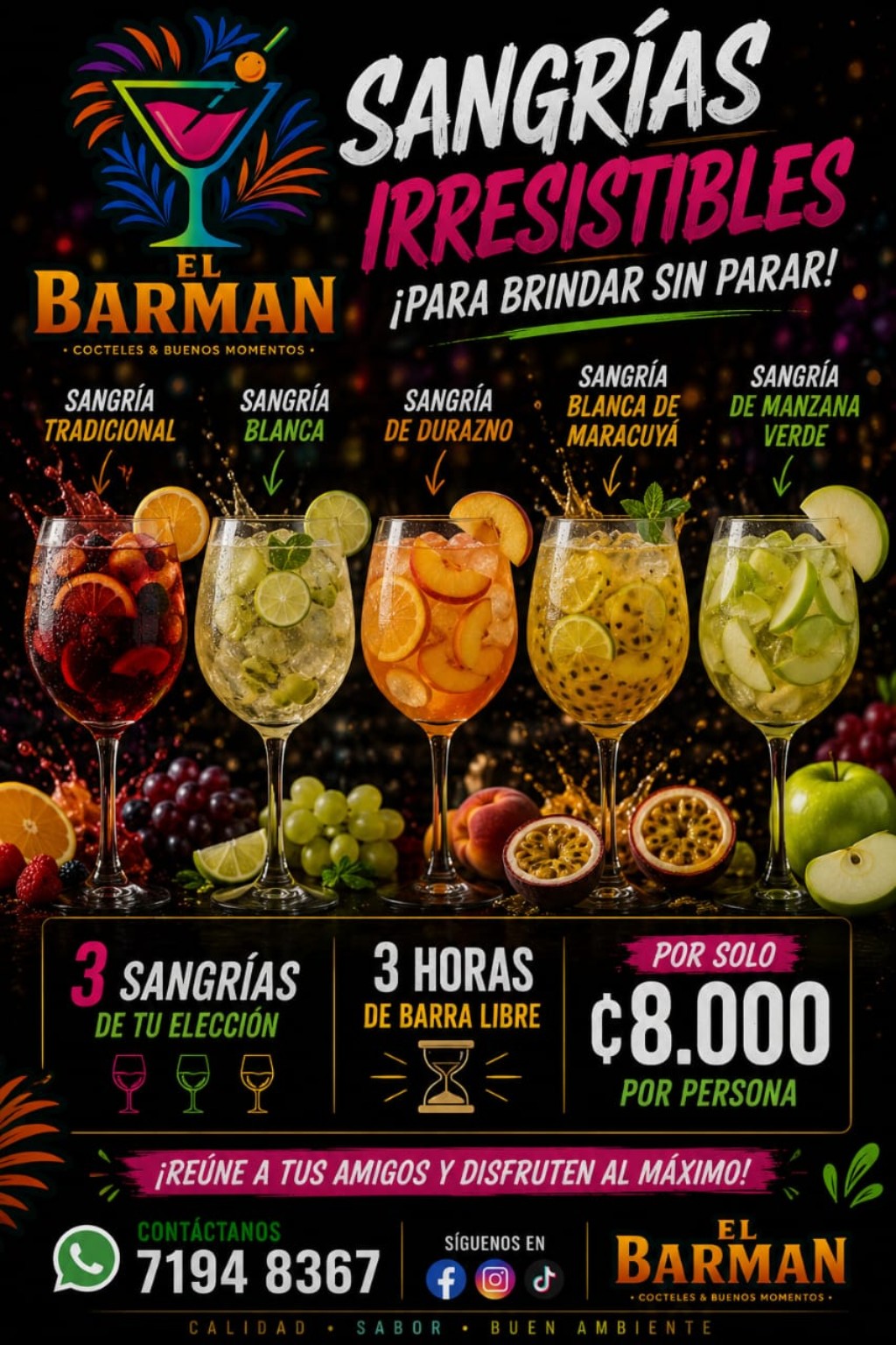 Paquete sangrías