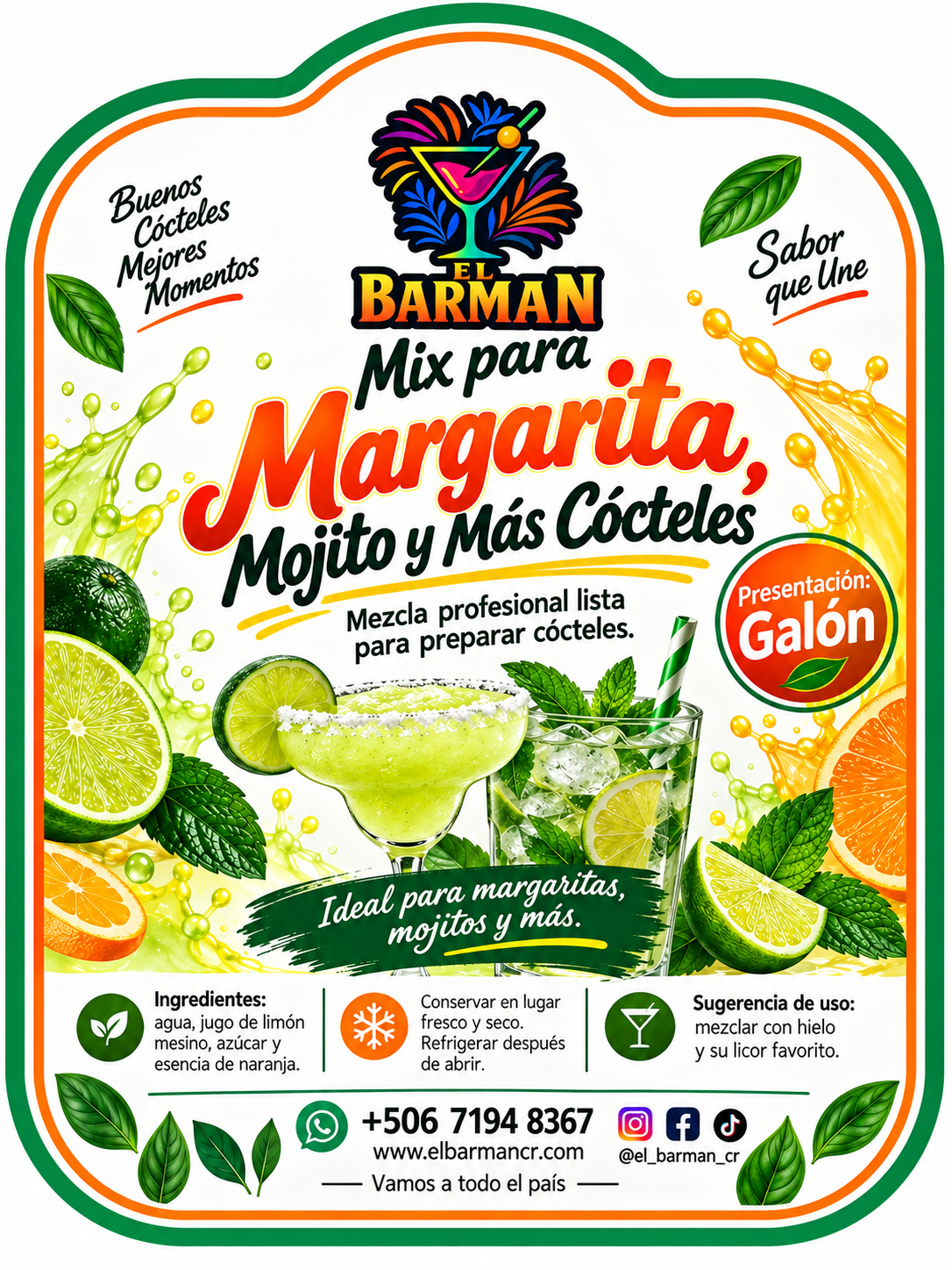 Mix para Margarita El Barman